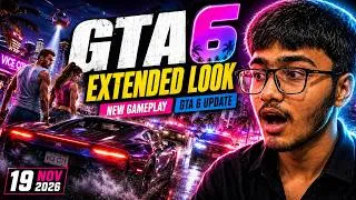 Thumbnail: GTA 6 EXTENDED LOOK IS HERE! 🔥 New Gameplay, Vice City & HUGE Details