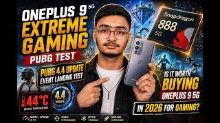 Thumbnail: OnePlus 9 5G Extreme Gaming Test 🔥 PUBG 4.4 Update + 44°C Temperature! | Dont BUY IT | ATOMIC PLAYS