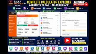 Thumbnail: 🚀 100+ Smart Calculators in One App | NEW TDS Sections 2026-27, GST, Income Tax, Business Tax & More