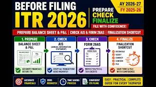 Thumbnail: Before Filing ITR: Prepare Balance Sheet & P&L | Check AIS & Form 26AS |Finalization Shortcut (2026)