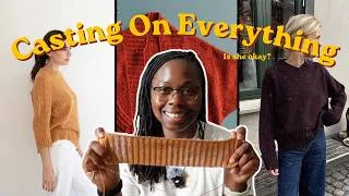 Thumbnail: I started three sweaters in one day to cure my knitting boredom. Did it work?