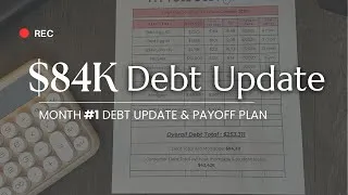 Thumbnail: Debt Confessions UPDATE | Month 1 | Debt Free Journey | 2026 Payoff Plan | Dave Ramsey Inspired