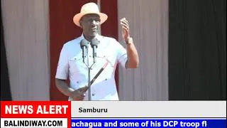 Thumbnail: Listen to Pres Ruto Powerful remarks today in Samburu destroying Gachagua badly!🔥