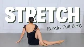 Thumbnail: 15 min Gentle Daily Stretching Routine | Ballet For All Stretching