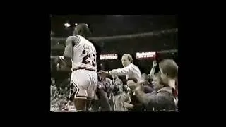 Thumbnail: Michael Jordan High Fives Fans After And 1 Play (1988)
