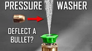 Thumbnail: Can a Pressure Washer Deflect a Bullet? - Ballistic High-Speed