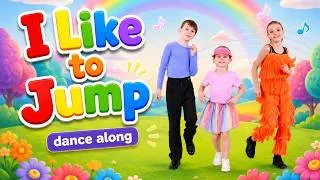 Thumbnail: I Like to Jump | Dance Along Kids Song 🌈