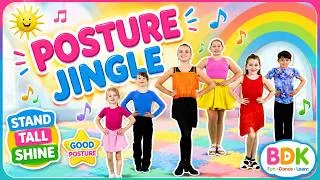 Thumbnail: Posture Jingle for Kids | Stand Tall & Dance Along with BDK 🌈🕺💃