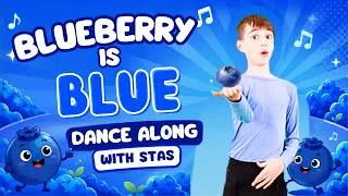 Thumbnail: Blueberry is Blue Dance Along! 🫐💙 | Kids Dance Song with Stas | BDK