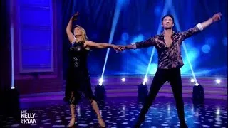 Thumbnail: Tonya Harding & Sasha Farber - Perform The Viennese Waltz - Live Kelly & Ryan