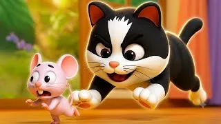 Thumbnail: 😺 Meow Meow Billi | Funny Cat Song | Billi Karti Meow Meow | Learn Animal Sounds | Balgeet | hindi