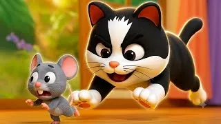 Thumbnail: Meow Meow Billi Kerti Meow | म्याऊँ म्याऊँ बिल्ली करती म्याऊँ | Hindi Rhyme | Nursery Rhyme for Kids