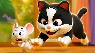 Thumbnail: 😺 Meow Meow Billi | Funny Cat Song | Billi Karti Meow Meow | Learn Animal Sounds | Balgeet | hindi