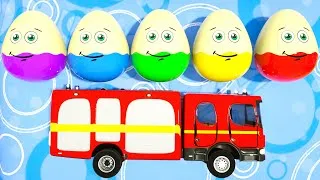 Thumbnail: Toy in the Egg! Surprise eggs on a Bed | Ten in the Bed Song | Nursery Rhyme