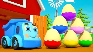 Thumbnail: Color of the egg | Five Little Monkeys Song