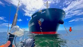 Thumbnail: I Made One Cast under this FREIGHTER SHIP and Caught THIS! *Multiple Species*
