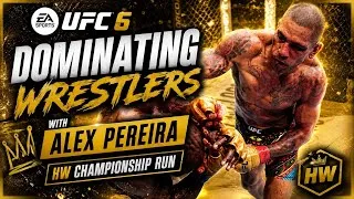 Thumbnail: DOMINATING Wrestlers with Alex Pereira! | UFC 6 Championship Run