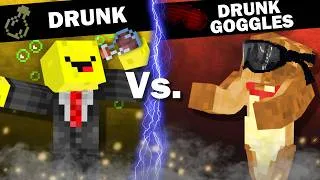 Thumbnail: Minecraft Speedrun Race - Drunk VS Drunk Goggles