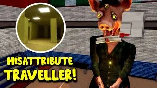 Thumbnail: How to get "CAPTURED MISATTRIBUTE TRAVELLER" BADGE + MORPH/SKIN in ACCURATE PIGGY RP: THE RETURN!