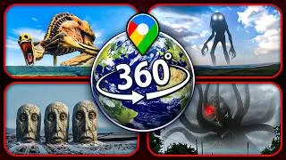 Thumbnail: TOP 4: SCARY Giants Spotted on Google Earth — VR 360°