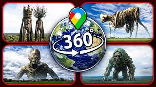 Thumbnail: TOP 4: Terrifying Giants Spotted on Google Earth — VR 360°