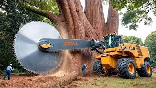 Thumbnail: Fastest Automatic Firewood Processing Machine | Homemade Modern Wood Cutting Chainsaw Machines