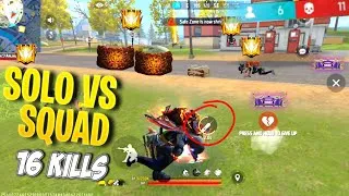 Thumbnail: 16 KILLS IN SOLO VS SQUAD IN BR-RANKED