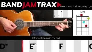Thumbnail: Wake Me Up Before You Go Go - Wham! | EASY GUITAR LESSON | Scrolling Chords