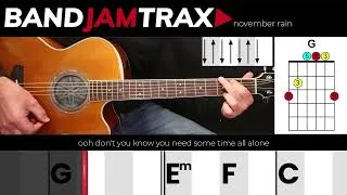 Thumbnail: November Rain - Guns N' Roses | EASY GUITAR LESSON | Scrolling Chords