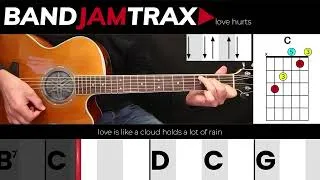 Thumbnail: Love Hurts - Nazareth | EASY GUITAR LESSON | Scrolling Chords