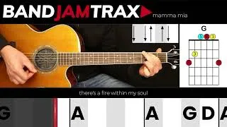 Thumbnail: Mamma Mia - ABBA | EASY GUITAR LESSON | Scrolling Chords