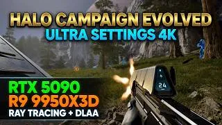 Thumbnail: Halo Campaign Evolved ULTRA 4K Ray Tracing + DLAA | RTX 5090 & R9 9950X3D