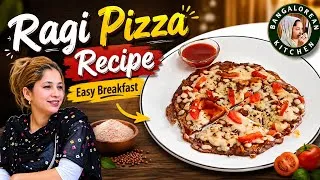 Thumbnail: Ragi Pizza Recipe | Healthy & Easy Breakfast | Crispy Ragi Pizza 