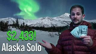 Thumbnail: What a Solo Alaska Northern Lights Trip Actually Costs — Real Numbers from My $2,500 Budget