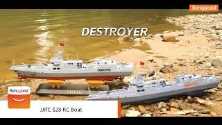 Thumbnail: JJRC S28 2.4G RC Boat Destroyer - Shop on Banggood