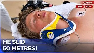 Thumbnail: Biker Hits A Kangaroo At 120 Km/H! | Outback ER  Season 1 Episode 4