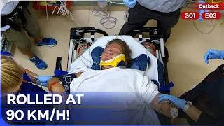 Thumbnail: 68-Year-Old Woman's Miraculous Escape After Her Caravan Flips! | Outback ER  Season 1 Episode 3