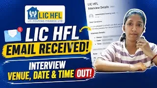 Thumbnail: LIC HFL Interview Email Received | Interview Venue, Date & Time Released | Junior Assistant 2026