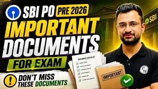 Thumbnail: SBI PO Admit Card 2026 | SBI PO Exam me kya kya leke jana hai? Required Documents for SBI PO Exam