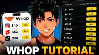 Thumbnail: WHOP Full Course 2026 🔥 From Campaign Join to Earning | Complete A-Z Guide