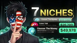 Thumbnail: Top 7 Faceless YouTube Niches 2026 | High RPM YouTube Channel Ideas