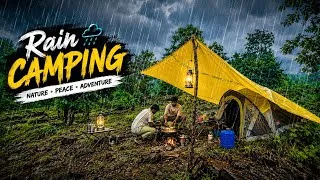 Thumbnail: “ Rain Camping In Forest | Rain Camping In India | Camping Video #raincamping “