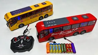Thumbnail: Unboxing RC school bus, electric christmas deer, remote-controlled city bus, dancing electric duck