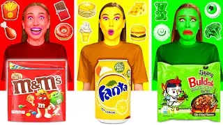 Thumbnail: Eating Only One Colored Food For 24 Hours Challenge | Crazy Challenge by BaRaDa