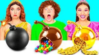 Thumbnail: Rich vs Broke vs Giga Rich Food Challenge | Fantastic Kitchen Recipes by BaRaDa Challenge