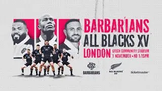 Thumbnail: Barbarians v All Blacks XV 2025  - Promo Video