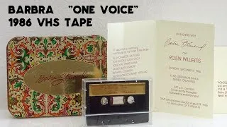 Thumbnail: Streisand 1986 VHS One Voice Coverage