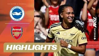 Thumbnail: 19 Year Old Scores On Debut! Brighton & Hove Albion v Arsenal Highlights | Barclays WSL 26/27
