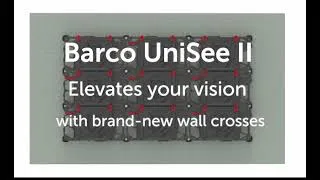 Thumbnail: Introducing UniSee InvisiMount - The invisible wall crosses for Barco UniSee