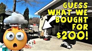 Thumbnail: Ep713:  ANTIQUE HAUL!!  🤯🤯  Thrifting Rare Antique Furniture Wheels, Vintage Wall Mount Cabinet
